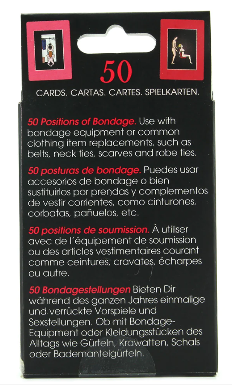 50 Positions of Bondage Card Game