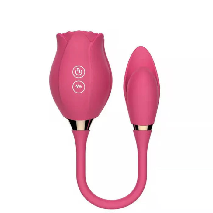 2-in-1 Rose Bud Vibrator