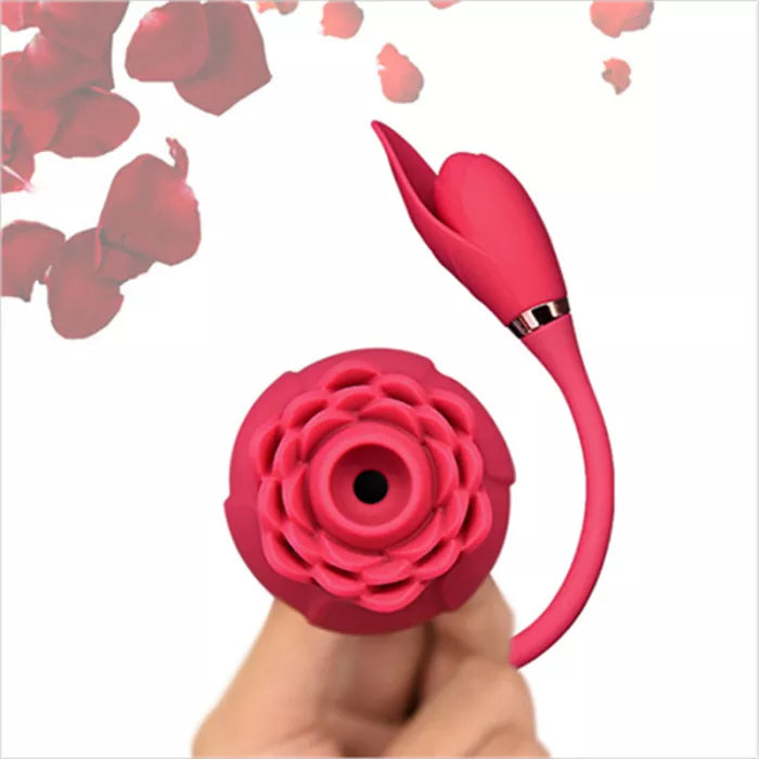 2-in-1 Rose Bud Vibrator