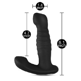 7 Speed Vibrating Anal Vibrator with Thrusting Function & Remote Control