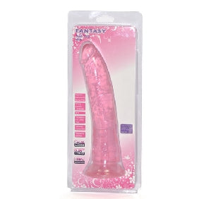 8.3'' Clear Pink Realistic Dildo with Suction Cup