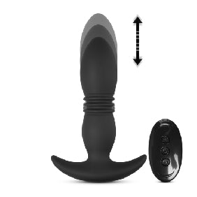 8 Speed Anal Vibrator with Thrusting Function & Remote Control