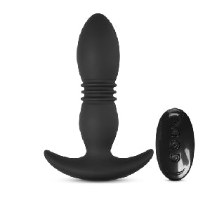 8 Speed Anal Vibrator with Thrusting Function & Remote Control