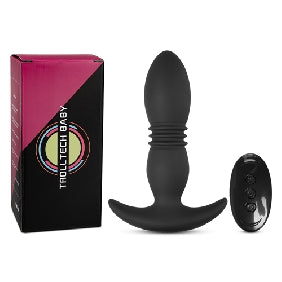 8 Speed Anal Vibrator with Thrusting Function & Remote Control