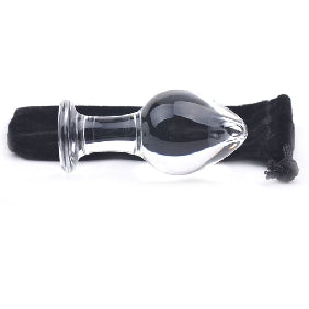 Clear Glass Anal Plug